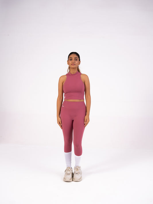 Strawberry Rosé-Daily Pour Leggings