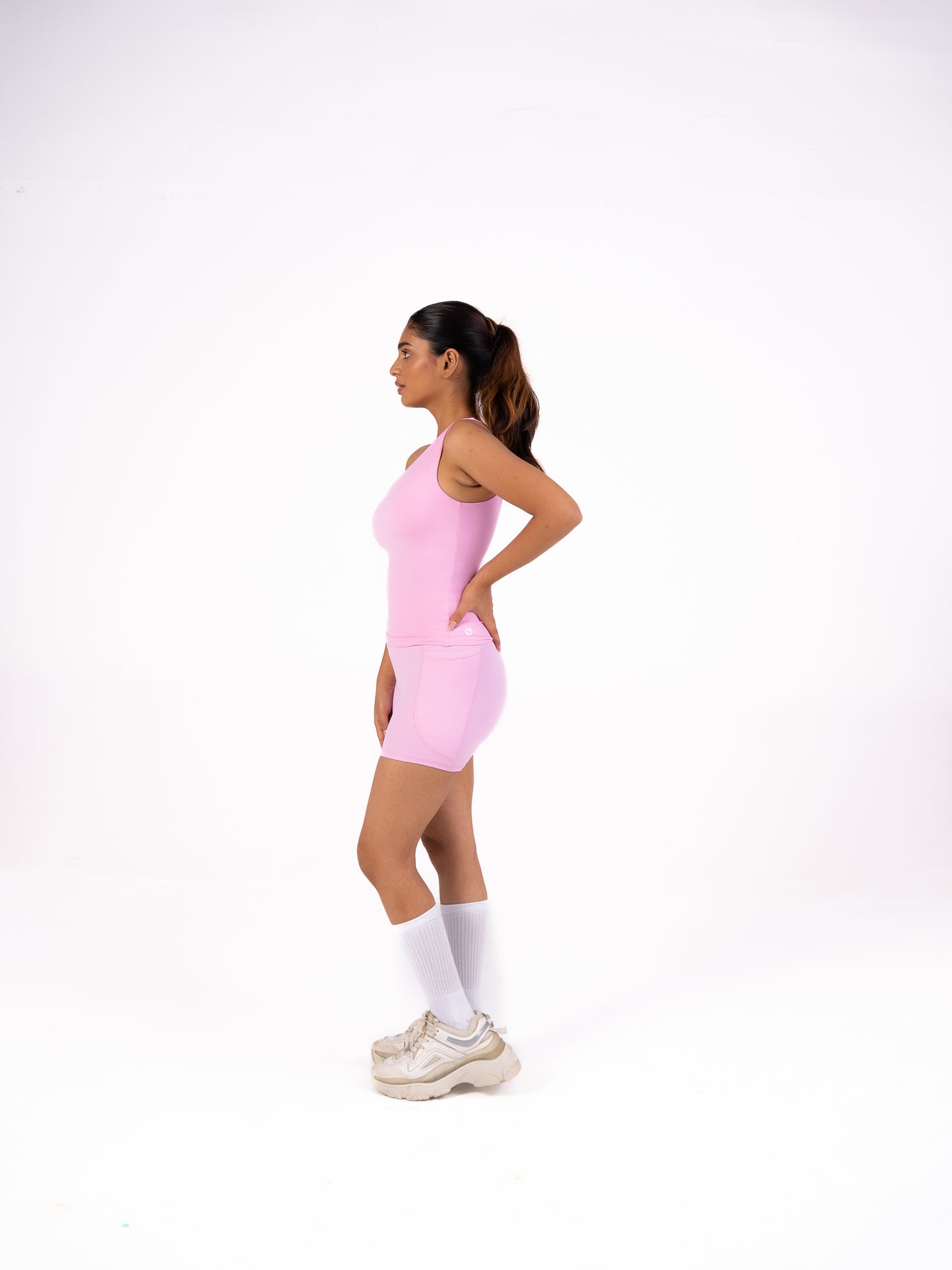 Pink Mimosa -Shaker Top